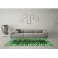 thumbnail image 3 of Ahgly Company Indoor Rectangle Persian Emerald Green Traditional Area Rugs, 8' x 12', 3 of 4