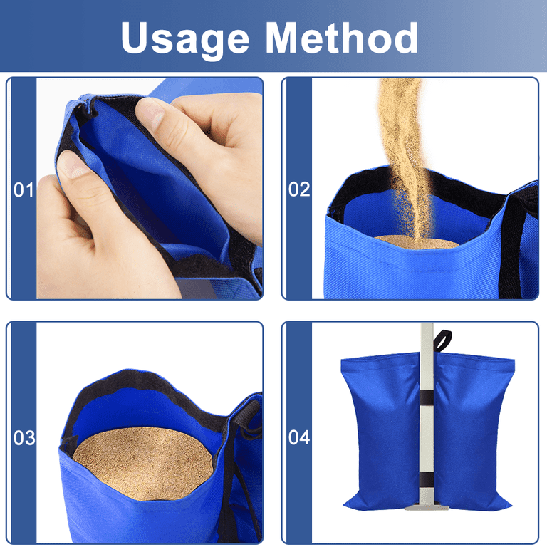 SUPTREE Canopy Weight Bags, Set of 4, Waterproof photo 2