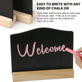 thumbnail image 3 of 24Pack Mini Chalkboard Signs, Kitchen Notes Chalk Boards with Stands 10X7.2cm Small Blackboard Message Tabletop Board, 3 of 7