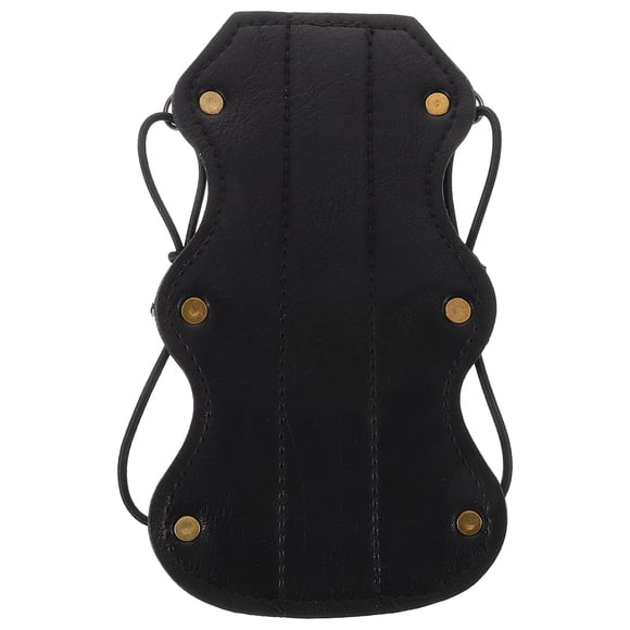 KAKOWELY medieval wristguard Archery Arm Guard Protector For Traditional Bow Adjustable Forearm Wrist Protector Outdoor Sports Durable And Lightweight7.48"X4.33"X0.39"