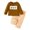Brown, variant on ORT Toddler Baby Girl Boy Outfit Long Sleeve Sweatshirt Top Pants Infant Set(Brown,0-6 M)