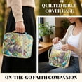 thumbnail image 2 of FOR U DESIGNS Rabbit Easter Egg Flower Pattern Bible Cover Quilted Protective Church Organizer Holder Bag Large Capacity Church Bag Bible Protective Easter Gifts, 2 of 7