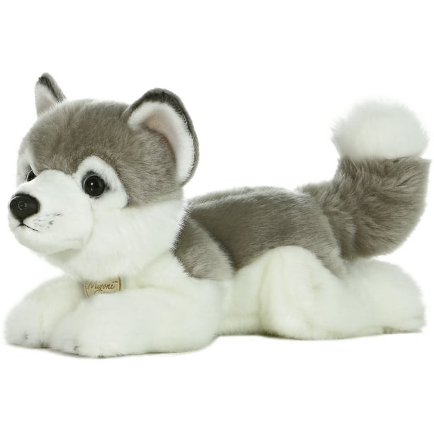 aurora world miyoni lying husky plush