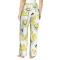 thumbnail image 3 of Sigee Sweet Honey Print Women's Soft Pajama Pants - Breathable and Comfortable Lounge Sleep Bottoms with Elastic Waistband and Pockets-XX-Large, 3 of 9
