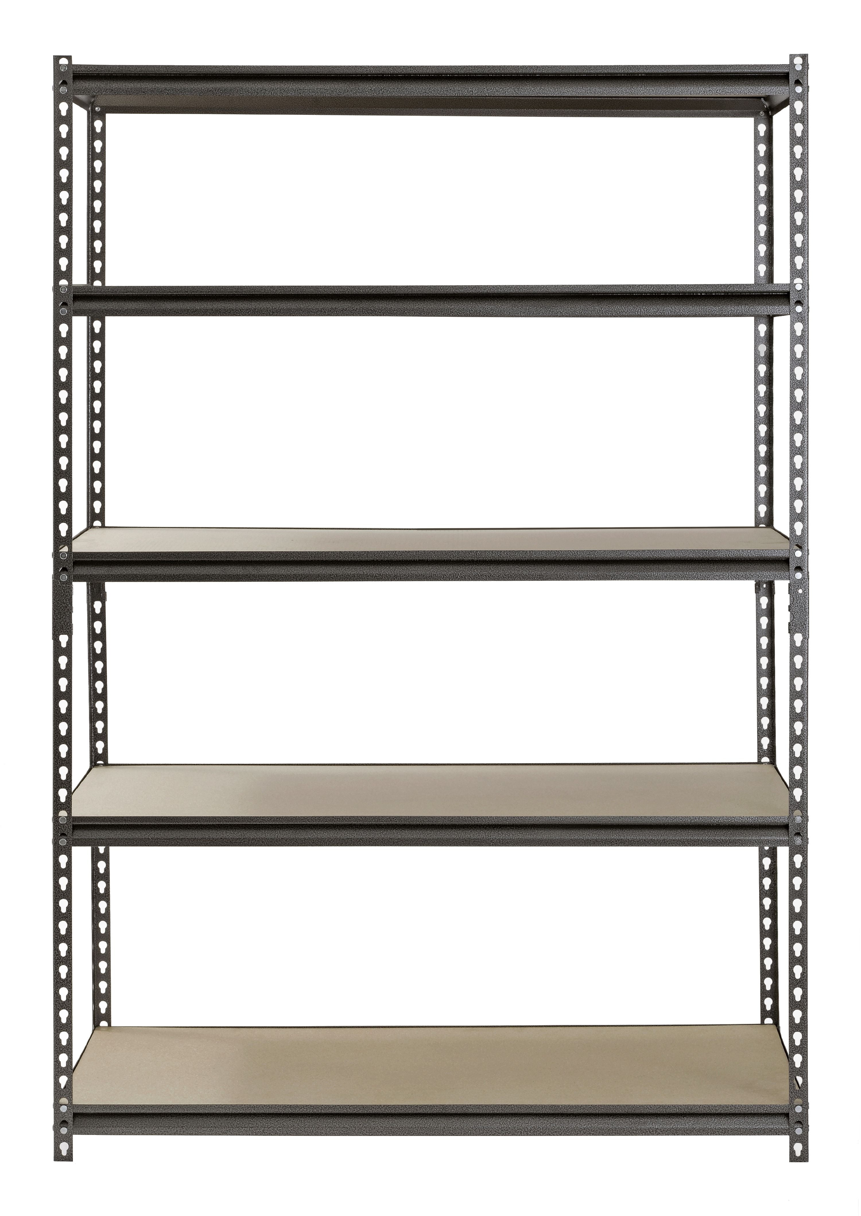 Muscle Rack 5-Tier Heavy Duty Steel Garage Storage Shelving Unit in Black  (48 in. W x 72 in. H x 24 in. D) UR-245PBB - The Home Depot