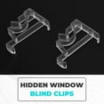 thumbnail image 6 of 2 Inch Clear Blind Clips For Valance, Hidden Valance Clips For Wood Or Faux3837, 6 of 6