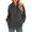 Dark Grey, variant on Women's Warm Fuzzy Fleece Sweatshirt Casual Loose Sherpa Pullover Hoodies with Pockets Oversized Outwear (2XL, Navy)