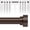 Antique Bronze-30-42"&1 pack, variant on Curtain Rods For Windows 48 To 84 Inch 1 Heavy Duty Adjustable Modern Drapery Rod Window Single Pole 30-84 Brass