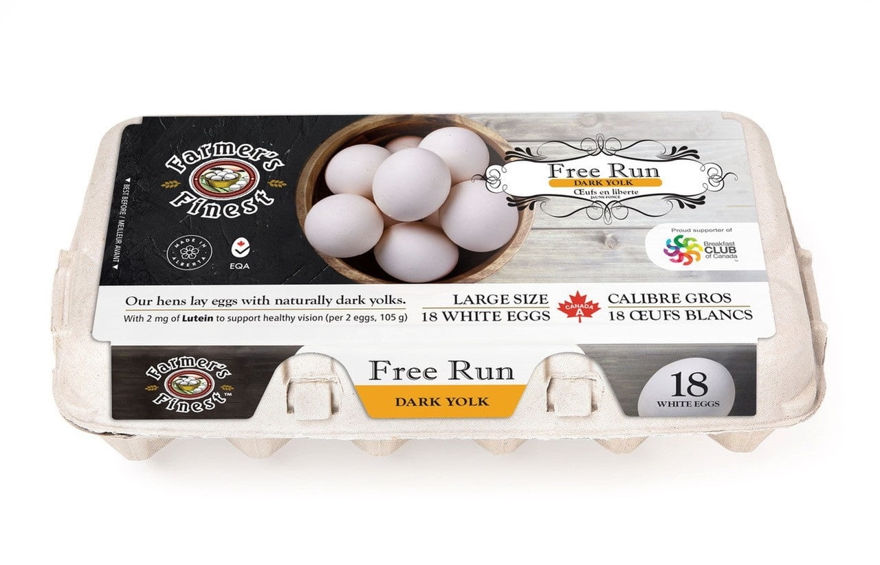 Farmers Finest Free Run Large Eggs 18, 18 Count