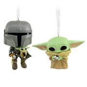 Hallmark Ornaments (Star Wars: The Mandalorian The Mandalorian and Grogu Funko POP!), Set of 2