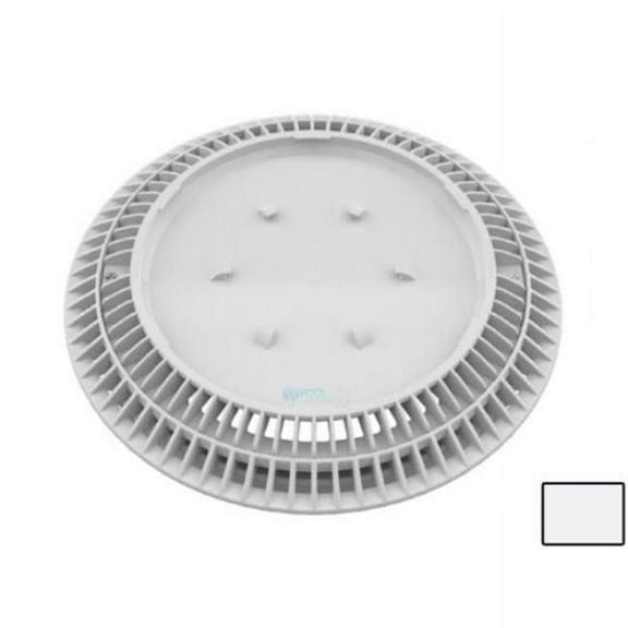 AquaStar CC10100 10 in. AV Pebbletop Drain & Frame, Clear