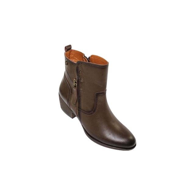 BOTA BOTIN CASUAL VESTIR VERDE TABACO MUJER DAMA CHOCOLATE MARSELLA 7852 LEON 7852p