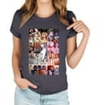 thumbnail image 3 of TayIor Sw1ft Chemises, Tyler Sw1ft Merch, Tyler Sw1ft, Mode Décontractée Imprimée Col Rond Manches Courtes Blouse Femmes Graphique Amateur de Musique Chemises TKFASHION Or m, 3 of 5