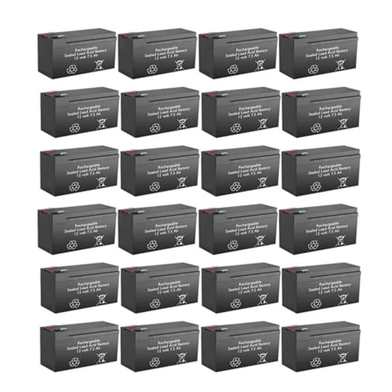 BatteryGuy PW 3105-700 12V 7.5AH SLA Replacement battery - BatteryGuy brand equivalent (High Rate, Rechargeable) - Qty of 24