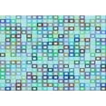 thumbnail image 1 of Ahgly Company Machine Washable Indoor Rectangle Transitional Tron Blue Area Rugs, 6' x 9', 1 of 7