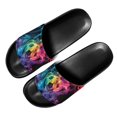thumbnail image 2 of HELLHERO Colorful Soccer Shower Shoes, Non-Slip Casual Shower Slides for House with Waterproof Soft, 2 of 5