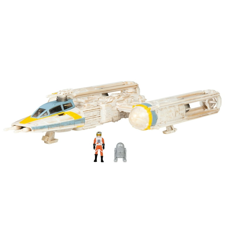 特撮 Star Wars Y-wing Fighter & Pilot Star Wars Gold Squadron Y-Wing Fighter With Pilot & Droid
