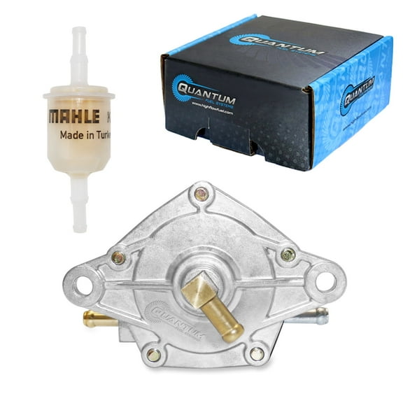 Quantum Mechanical OEM Fuel Pump   Genuine Mahle Filter for Suzuki King Quad 4WD LT-F300F Carbureted 1999-2002, Replaces 15100-19B01