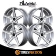 thumbnail image 3 of 19x9.5 Advanti Racing 87MS Cammino Silver W/Machined Face Wheel 5x4.5 (45mm), 3 of 5