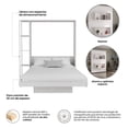 thumbnail image 4 of Cama Abatible Queen Size Esencial Vertical (Color Carlo), 4 of 5