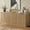 67"W Oak, variant on Evermagin 67"W Sideboard Buffet Cabinet, Mid-Century Modern Console Cabinet with 3 Storage Shelves for Kitchen, Living Room, Oak