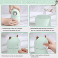 thumbnail image 5 of Humidificador Difusor De Aceite De Aromas Diseño de Gatito Verde, 5 of 5