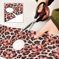 thumbnail image 6 of Yayeee Faucet Mat for Kitchen Sink 30" Diatomite Long Splash Guard Pad, Orange Floral Leopard Pattern, 2 Pack, 6 of 7