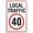 Warning Sign 6, variant on 15 Minute Parking Vintage Tin Sign, 8"x12" Warning Metal Decor, Home Farm Bar Coffee Shop Club Wall Accent