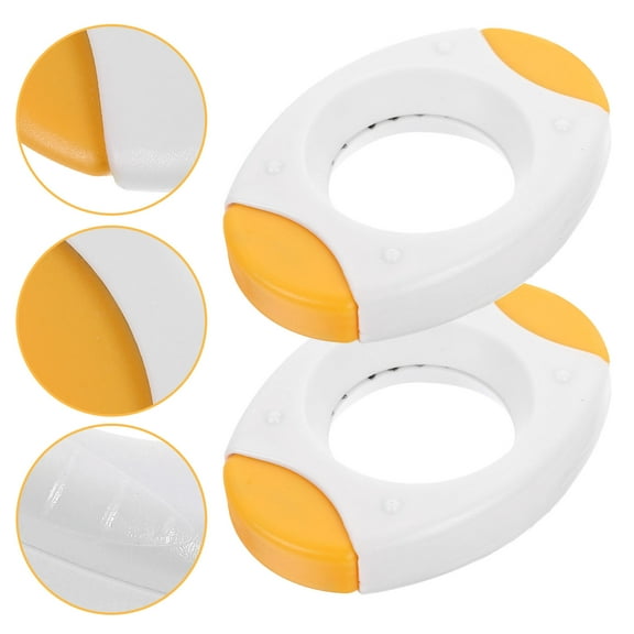 HEALEEP Egg Cracking Tool Steel 2Pcs Circular Dome