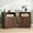 Walnut, variant on UZUGUL Set of 2 Walnut Charging Nightstand, Arch 2-Drawer, USB & Type-C Ports, 2 AC Outlets, for Bedroom