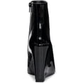 thumbnail image 3 of INC Womens Azah Patent Pointed Toe Ankle Boots, 3 of 3