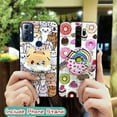 thumbnail image 5 of LYM-Phone Case For MOTO G Play 2023, Waterproof Glitter Dirt-resistant cute Rotatable stand Phone Lens Protection Cartoon Skin feel silicone Durable Soft Case Fashion Design Back Cover, 5 of 9