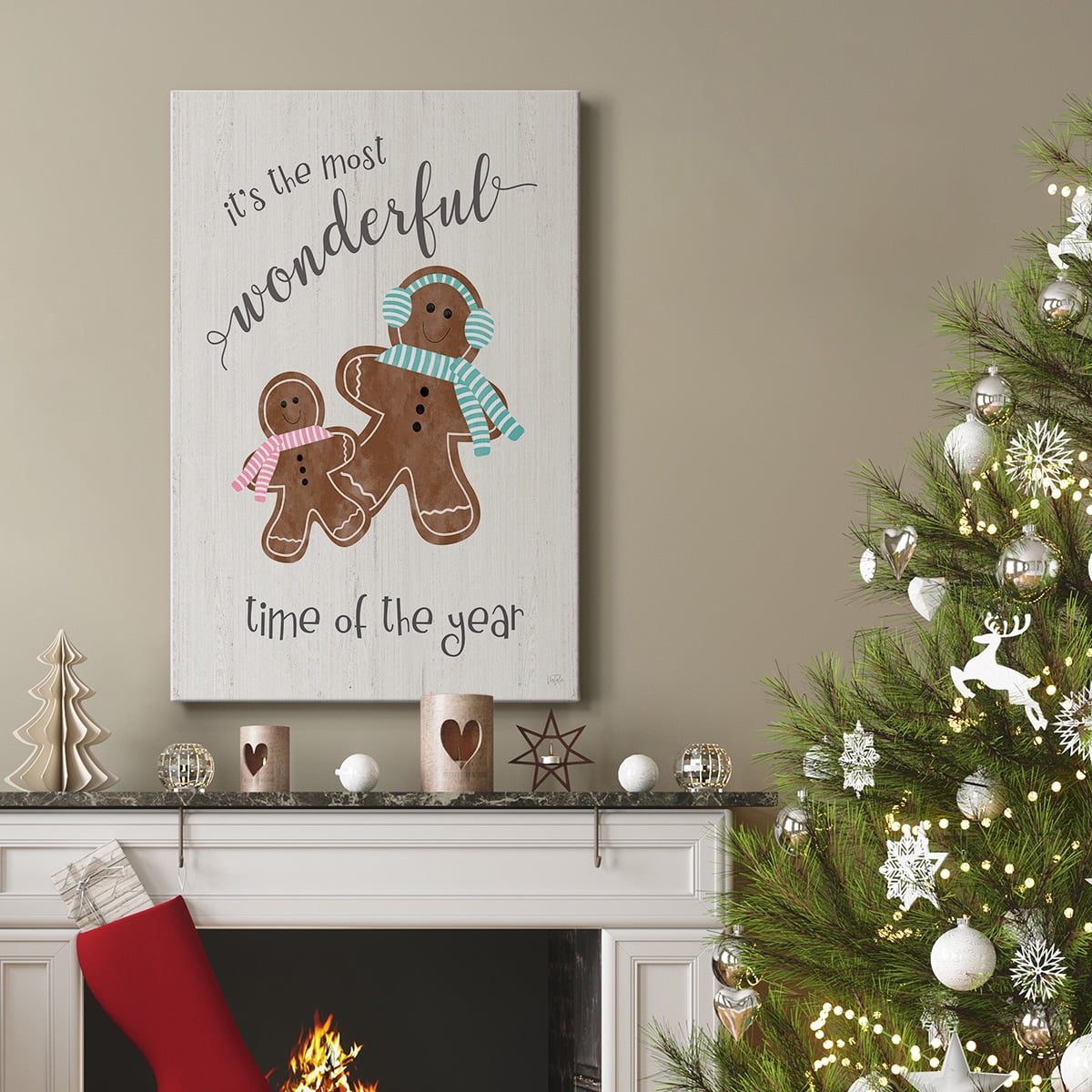Time of the Year Gingerbread- Gallery Wrapped Canvas