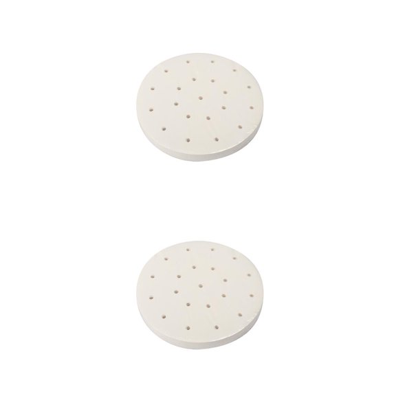 Cateissary Alfombrillas para hornear de 100 piezas, resistentes al agua, resistentes a la temperatura, papeles para freidora de aire, utensilios 20 CENTÍMETROS 2Conjunto