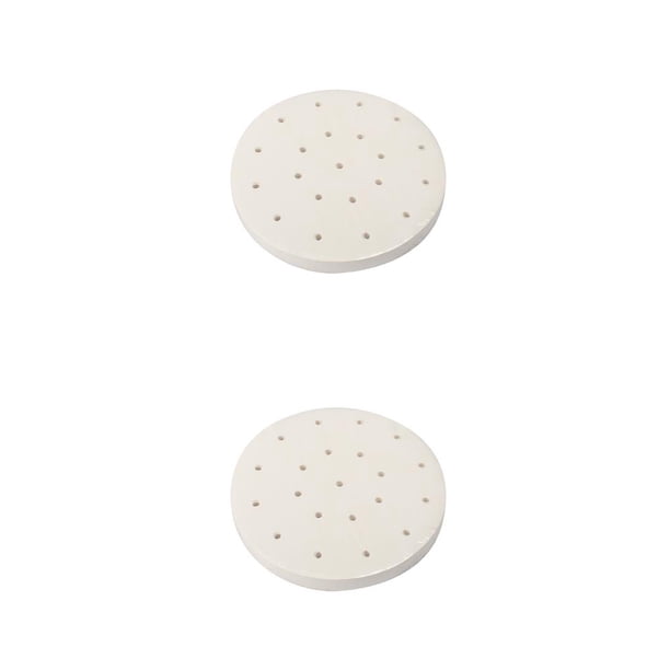 Cateissary Alfombrillas para hornear de 100 piezas, resistentes al agua, resistentes a la temperatura, papeles para freidora de aire, utensilios 20 CENTÍMETROS 2Conjunto