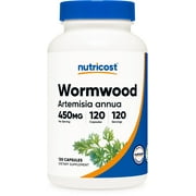 Nutricost Wormwood Capsules 450mg 120 Capsules - Gluten Free and Non-GMO Supplement