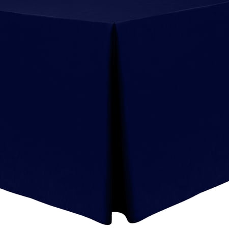Ultimate Textile Fitted Tablecloth - Shirred Pleat Table Skirt