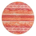 thumbnail image 3 of Unique Loom Timeless Collection Area Rug - Verona (7' 6" Round Rust Red/Ivory), 3 of 11