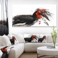 thumbnail image 1 of Relaxing Large Exotic Bird - Animal Canvas Wall Art, 1 of 3