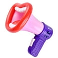 thumbnail image 2 of Bocina con cambiador de voz para niños, forma de boca, con múltiples botones y mango antideslizante, color rojo estándar., 2 of 12