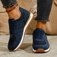 thumbnail image 5 of YLYL Women's Suede Sneakers Round Toe Non Slip Classic Retro Fashion Casual Running Walking Shoes, 5 of 9