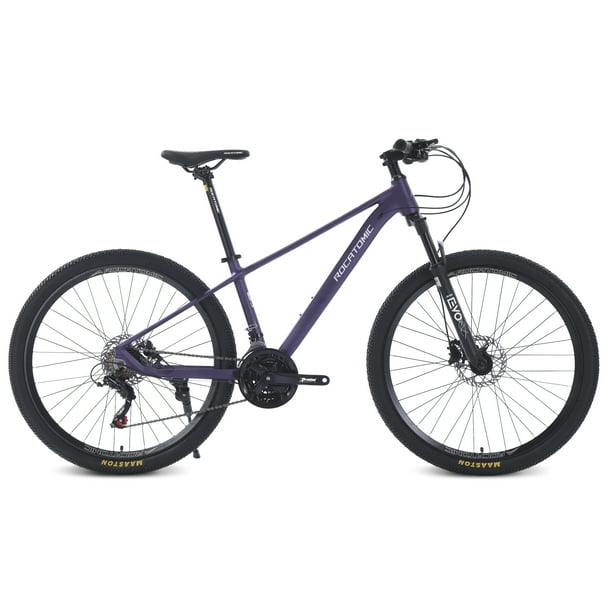 Bicicleta de Montaña Rocatomic Hyper R27.5 21v Shimano Frenos de Disco Hidráulicos X-Spark Morado