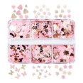 thumbnail image 1 of Relleno de resina con forma de corazón y purpurina para moldes de resina epoxi, relleno de lentejuelas para decoración de uñas, 1 of 5