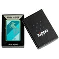 thumbnail image 6 of Zippo Windy Design High Polish Teal Pocket Lighter, 6 of 6