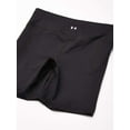 thumbnail image 5 of Under Armour Women's Meridian Bike Shorts , Black (001)/Metallic Silver , X-Large, 5 of 5