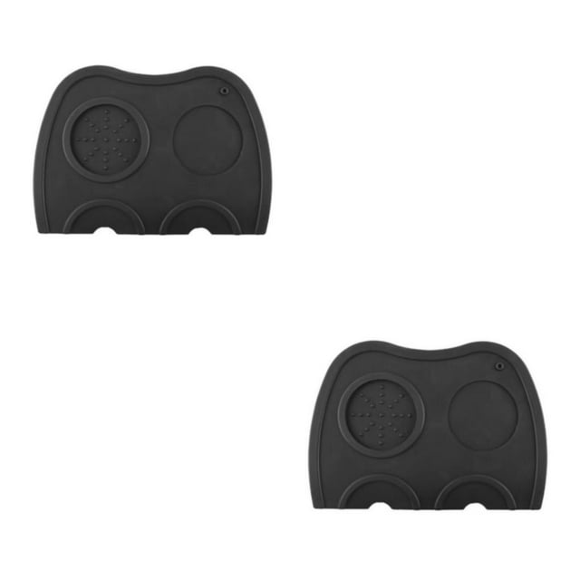 Guardoinrt Coffee Tamper Mat Discover Tamping Tool For Brewing Needs Coffee Lovers black single head L 2Set