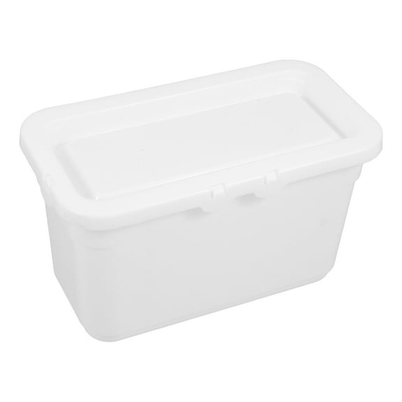 WRITWAA Versatile Laundry Storage Box White PP Material for Pod and Powder Organization