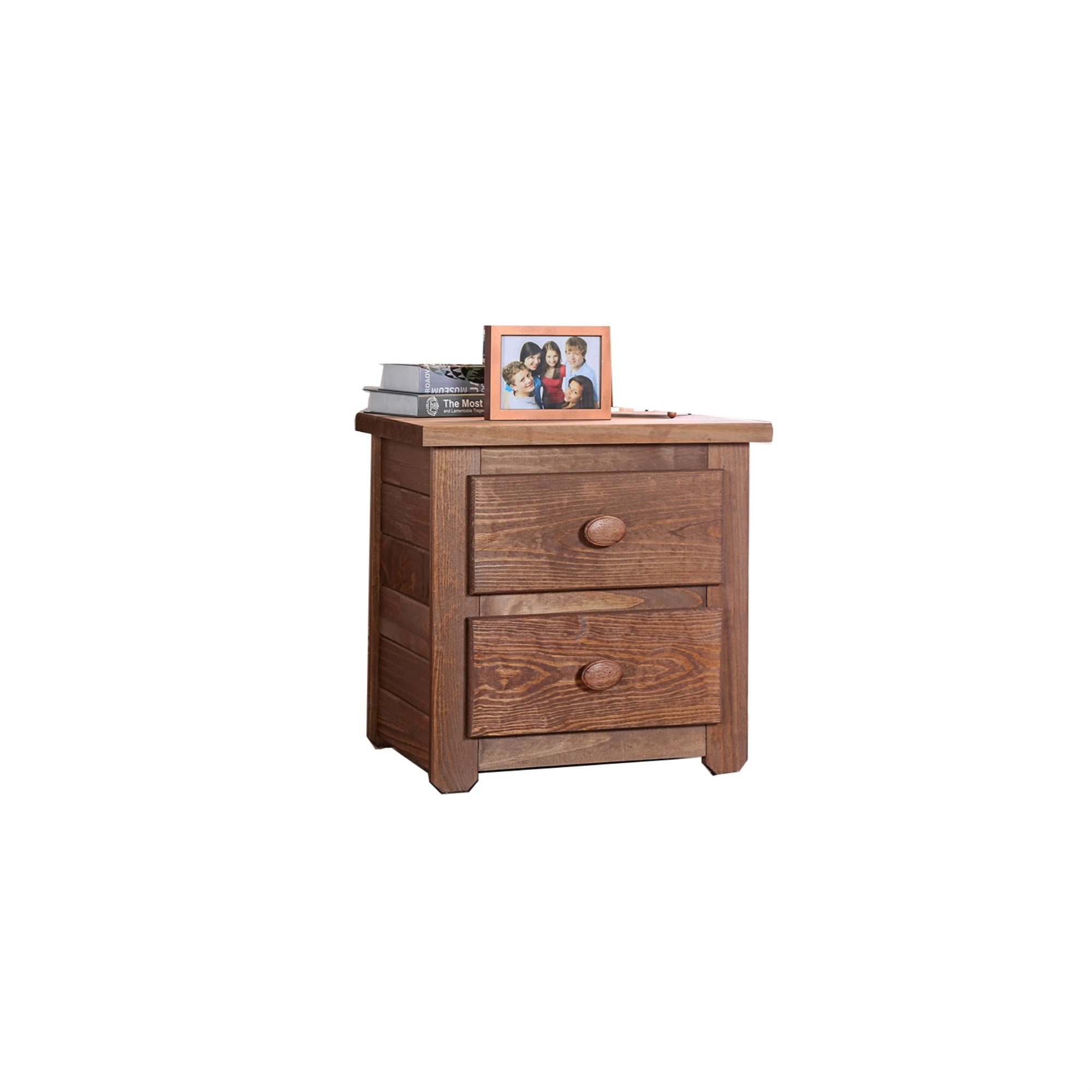 mahogany finish nightstand