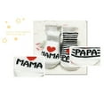 thumbnail image 5 of Opvise Cute Infant Baby Girl Boy Soft Warm Cotton Love Mama/Papa Letters Socks Gift, 5 of 6