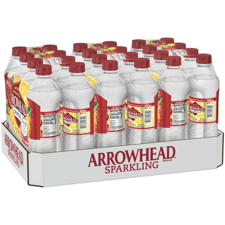 Arrowhead Sparkling Water, Pomegranate Lemonade, 16.9 oz. Bottles (Pack of (Best Tasting Bottled Water Uk)